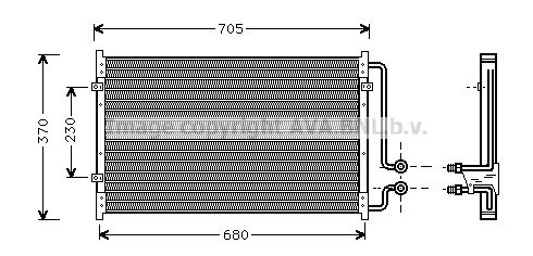 AVA QUALITY COOLING Конденсатор, кондиционер CT5025